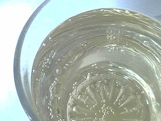 Beverage closeup